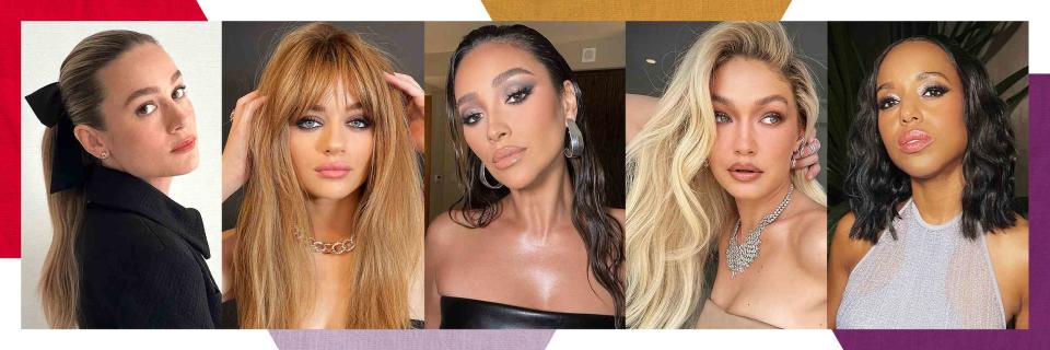 Celebrities showing off their fall hair looks