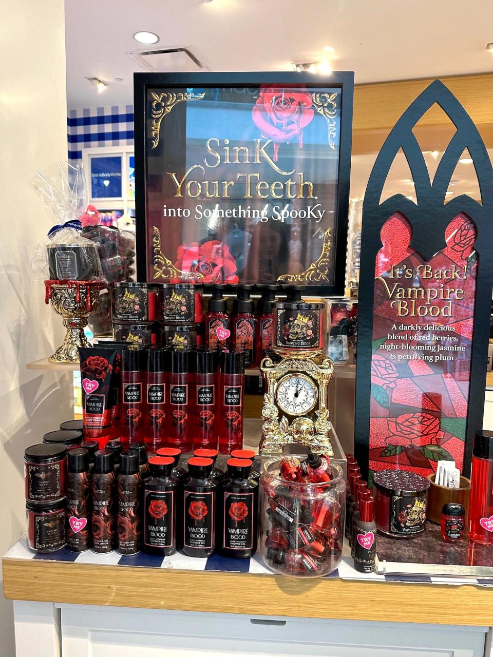 The Vampire Blood line from Bath & Body Works.