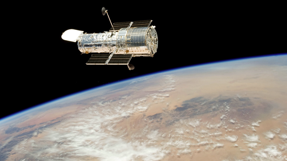 This image of NASA’s Hubble Space Telescope was taken on May 19, 2009 after deployment during Servicing Mission 4. Credit: NASA.