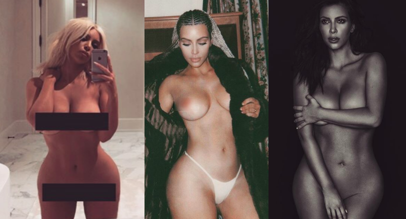 <p>Kim Kardashian is a) American royalty, b) a body-positive inspiration who makes you want to take off all your clothes and post nudes to Instagram, or c) all or the above. The answer is clearly all of the above, so in the spirit of Kim never giving a f*ck and embracing her bod, here are her most naked moments ever.</p>