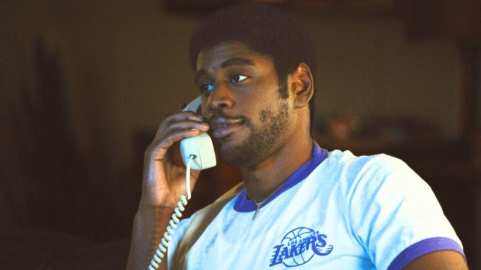 Quincy Isaiah as "Earvin Magic" Johnson in "Winning Time" Season 2, Episode 3 (Photo credit: HBO)