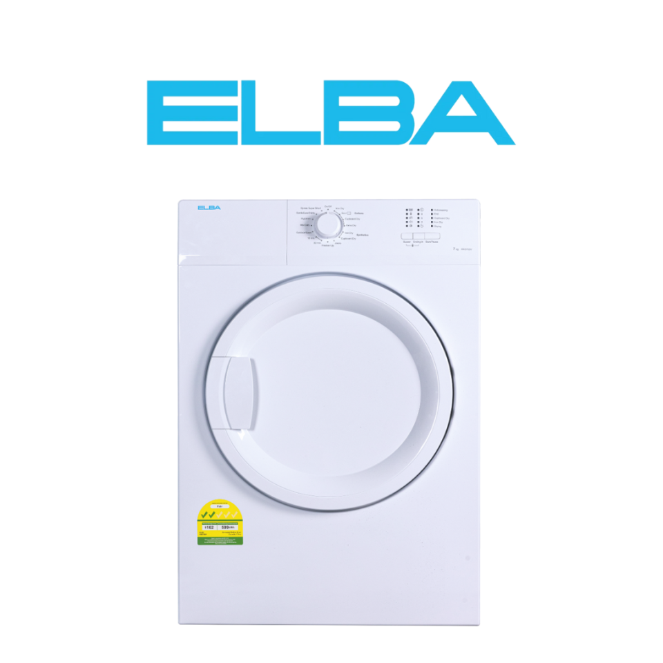 ELBA EBD 750 V (EBD750V) 7KG FRONT LOAD AIR VENTED DRYER (Photo: Lazada)