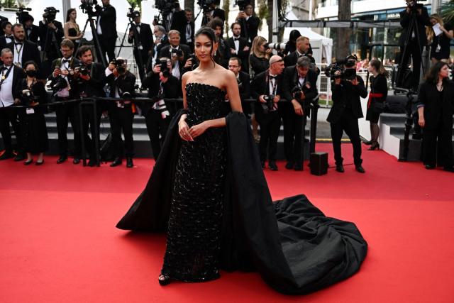 Alicia Vikander showcases her sensational style in a quirky black top and  short co-ord in Cannes