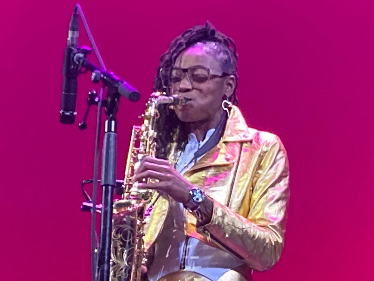 Lakecia Benjamin & Phoenix perform June 7, 2023 at the Flynn during the Burlington Discover Jazz Festival.