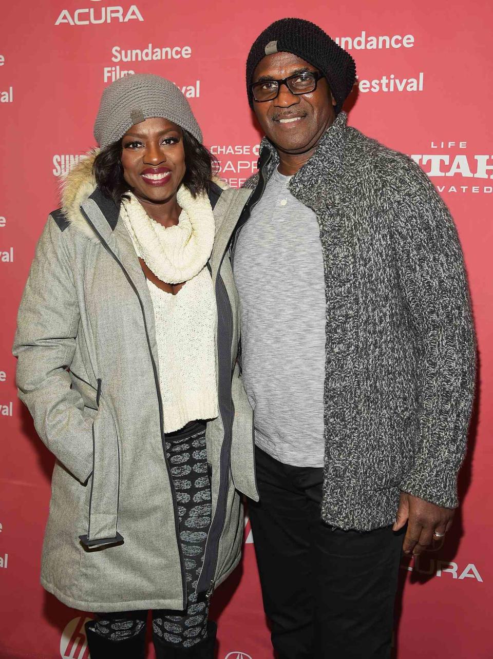 Viola Davis (L) and Julius Tennon attend the "Lila And Eve" Premiere during the 2015 Sundance Film Festival on January 30, 2015 in Park City, Utah