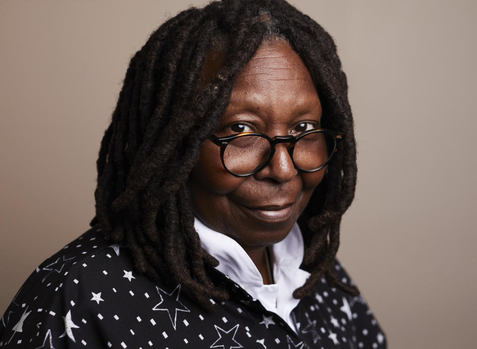 Whoopi Goldberg poses for a portrait to promote the film "Till," on Friday, Sept. 30, 2022, at the Park Lane Hotel in New York. (Photo by Matt Licari/Invision/AP)