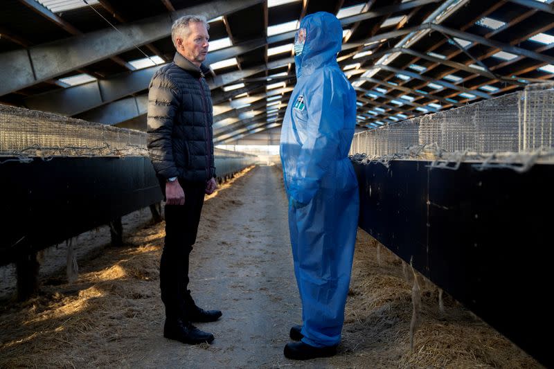 Denmark's PM Mette Frederiksen visits Mink Farm