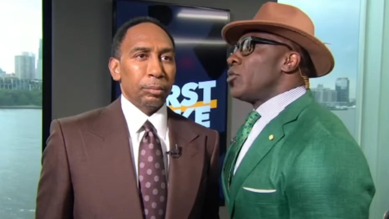  Stephen A. Smith and Shannon Sharpe 