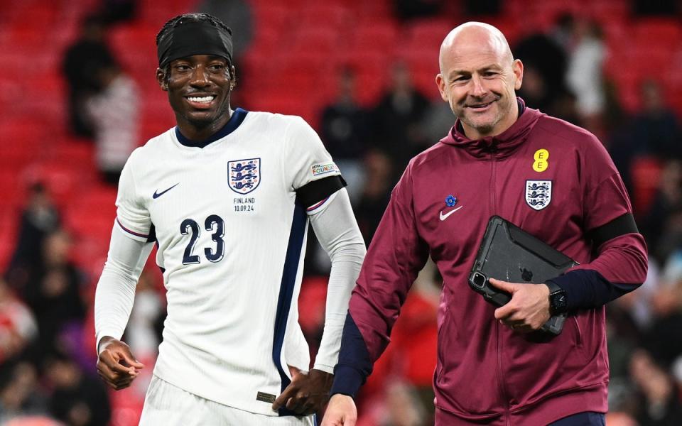 Carsley was England Under-21s coach before taking over from Gareth Southgate on an interim basis (The FA via Getty Images)