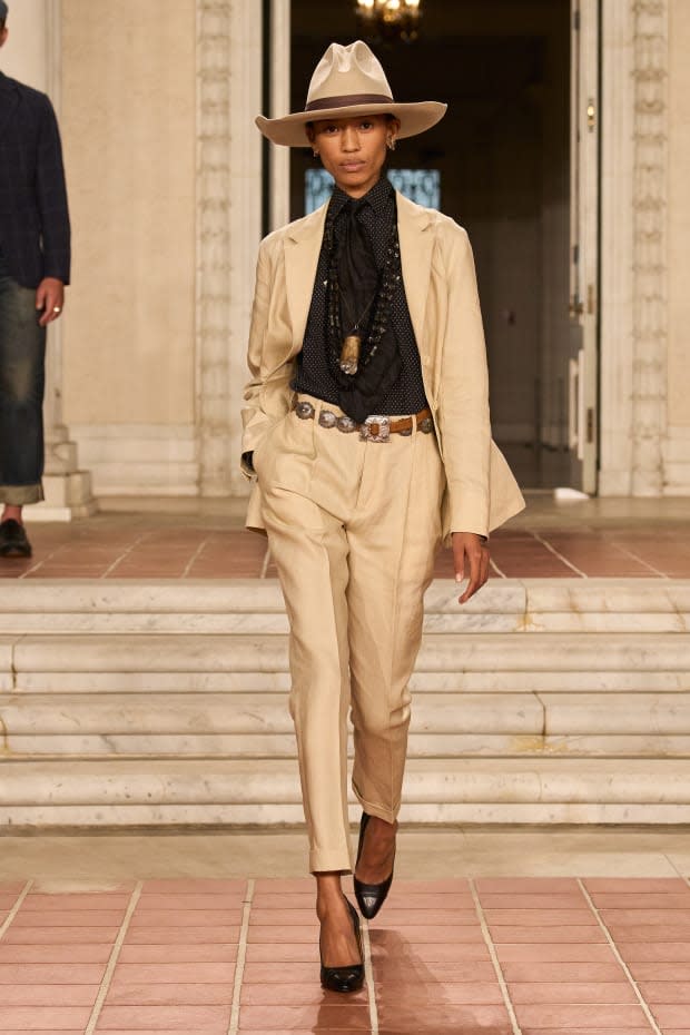 <p>Ralph Lauren Spring 2023. Photo: Filippo Fior/Getty Images/Courtesy of Ralph Lauren</p>