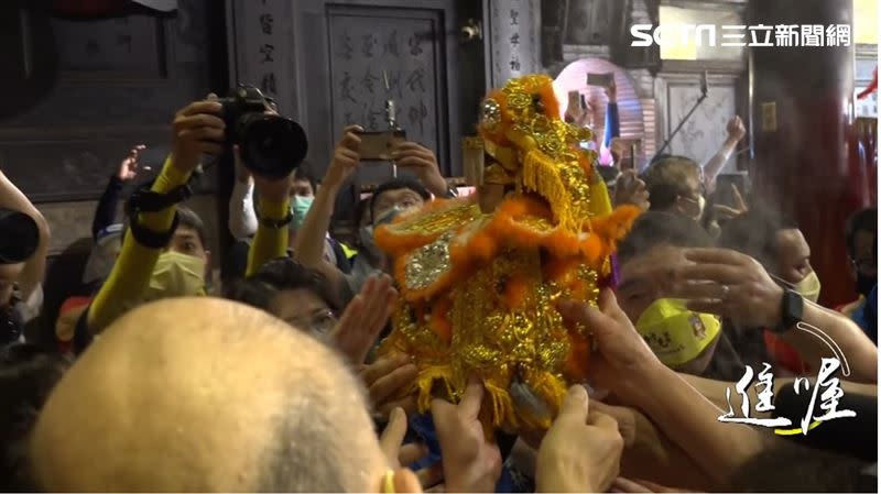 恭請山邊媽祖入廟北港朝天宮安座。（圖／寶島神很大）