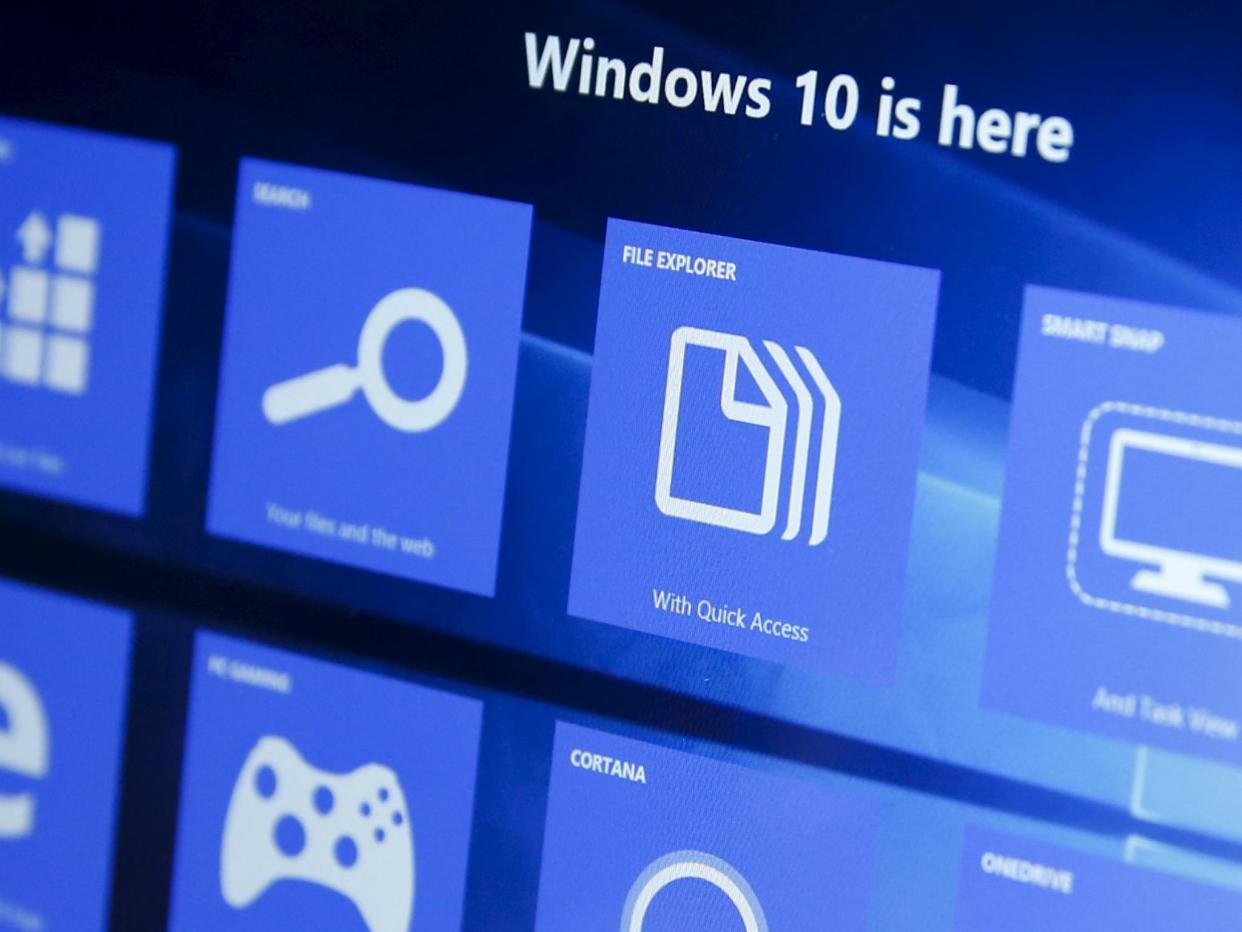 Microsoft is currently finalising the Windows 10 Creators Update, which looks set to arrive next month: REUTERS/Shannon Stapleton