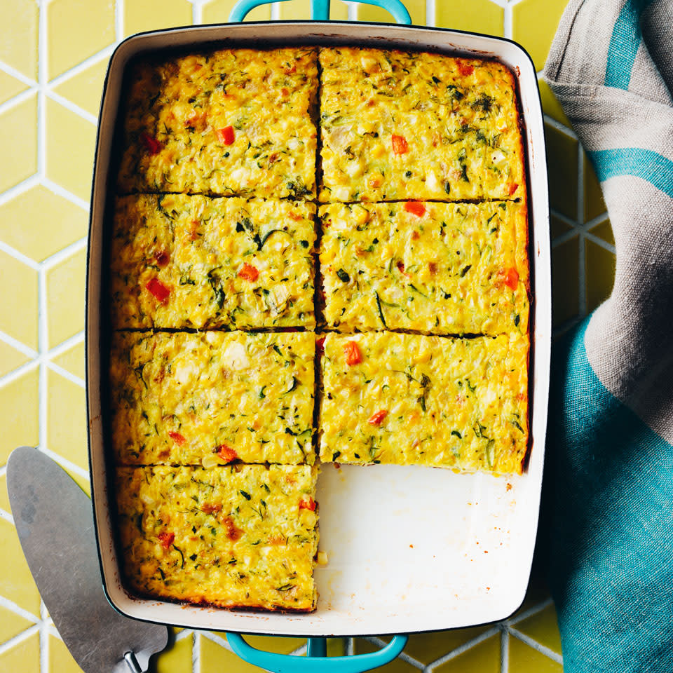 Zucchini, Corn & Egg Casserole