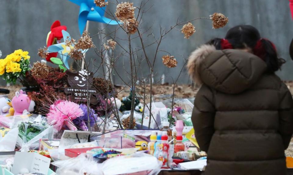 <span>Photograph: Yonhap News Agency/Reuters</span>