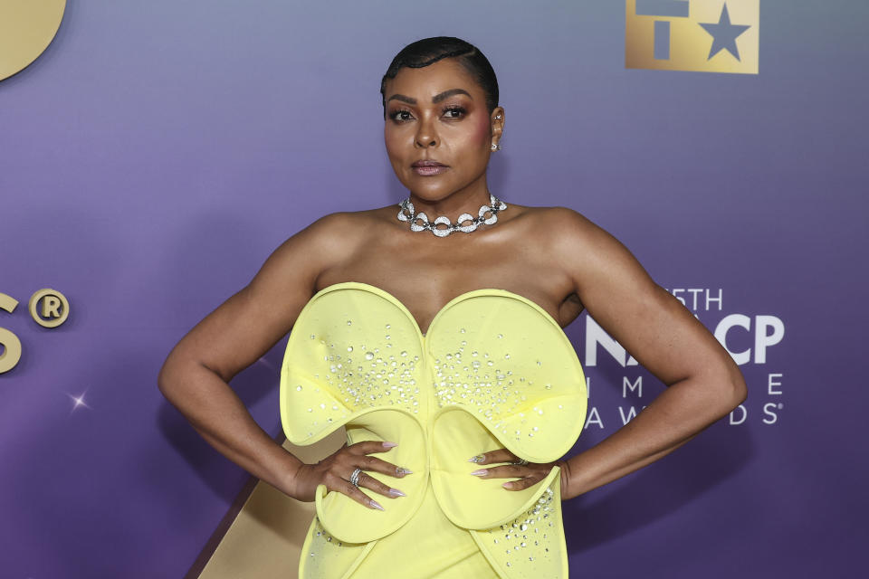 Taraji P. Henson at the 55th NAACP Image Awards held at The Shrine Auditorium on March 16, 2024 in Los Angeles, California.