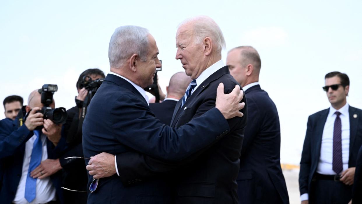  Benjamin Netanyahu, Joe Biden. 