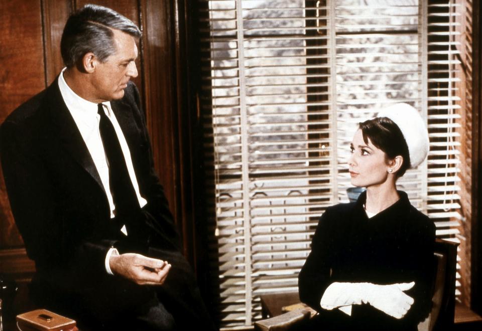 Cary Grant and Audrey Hepburn