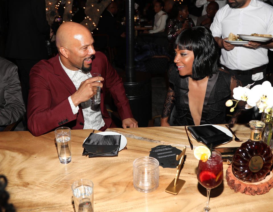 Tiffany Haddish said Common was full of compliments for her new bald look, telling her she looked "so beautiful." (Photo: Jerritt Clark/Getty Images for Remy Martin)