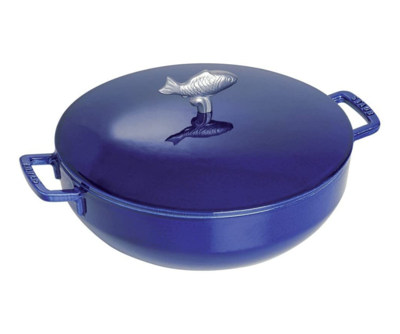 STAUB CAST IRON -PETITE FRENCH OVEN 1.5 QT, DARK BLUE – Gather