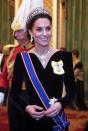 <p> Kate chose this tiara on December 2019, at a reception for members of the Diplomatic Corps. Also, she's re-wearing that Nizam of Hyderabad necklace! To have access to these jewels...so jealous. </p>