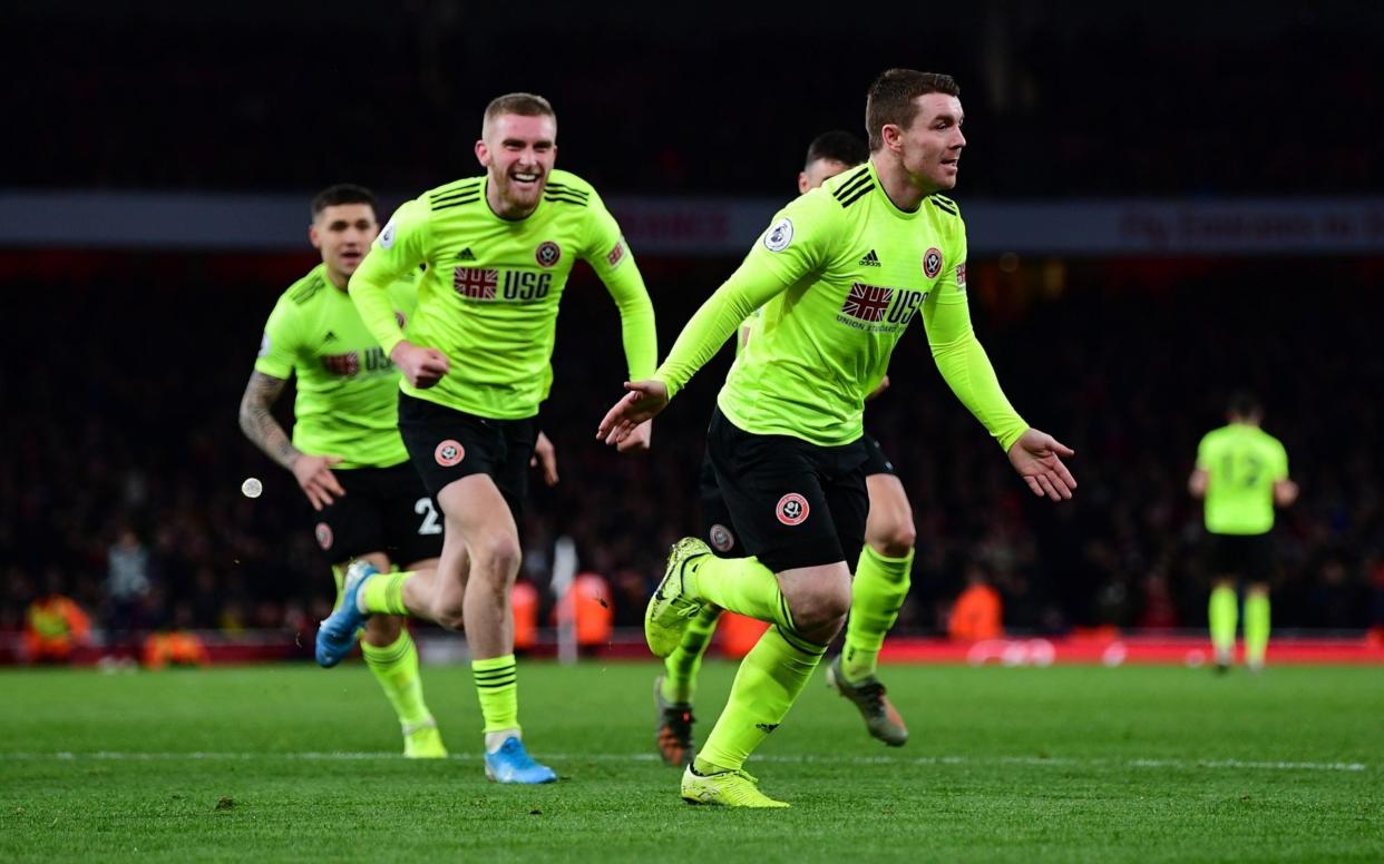 John Fleck earned Sheffield United a point with a late volley - Getty Images Europe