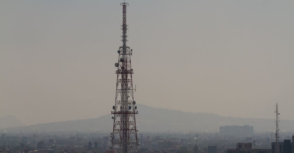 Antena de telecomunicaciones en CDMX