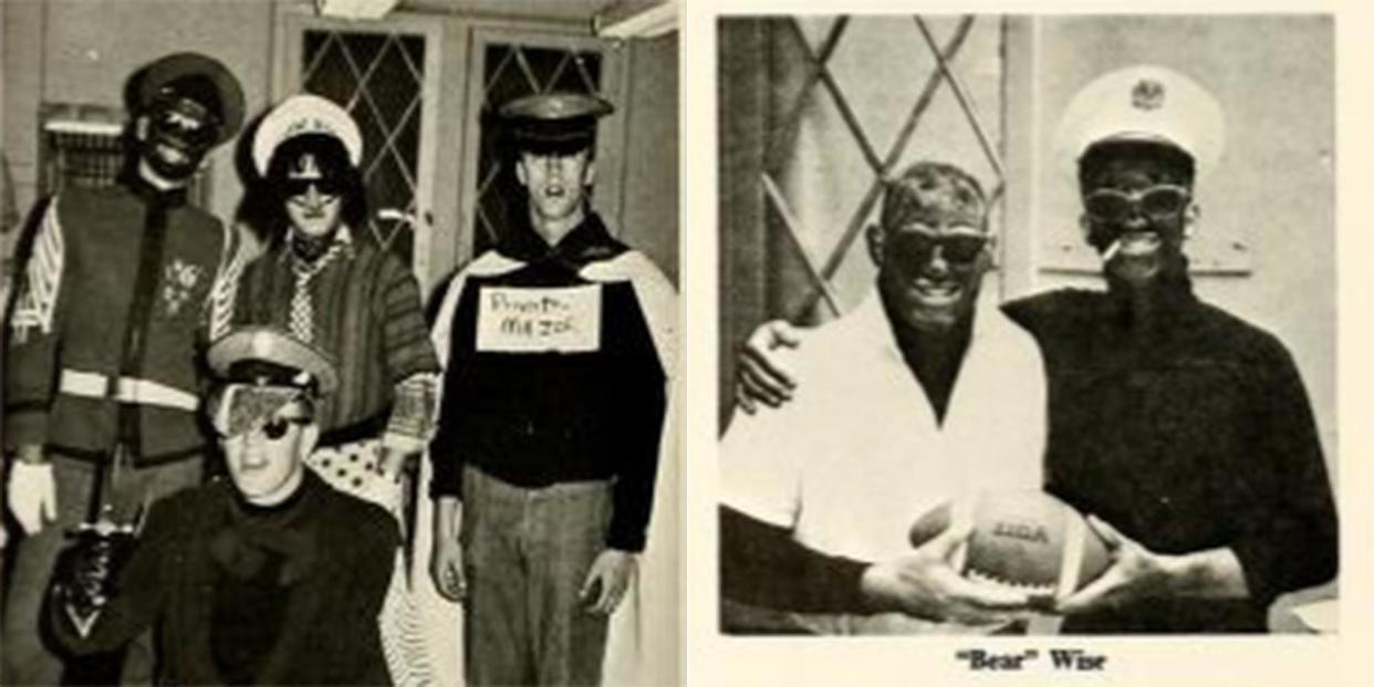 Two photos from VMI's 1968 yearbook, which was edited by the future state Sen. Tommy Norment. (Photo: Virginia Military Institute)