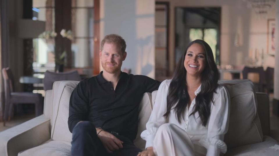 meghan markle and harry in their new netflix documentary series