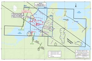 Location of the drill holes, IP and zones investigated during the 2023 campaign in Rayon d’Or.