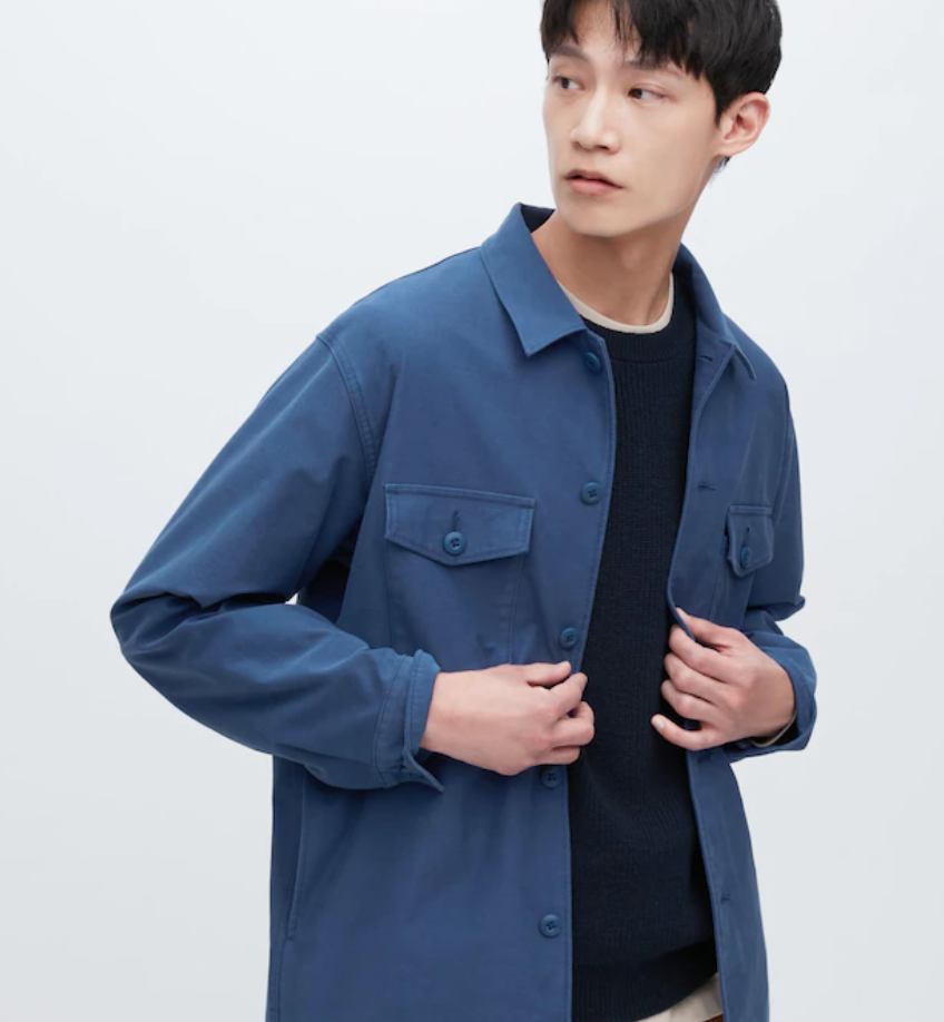 Over Shirt Jacket (Jersey). (PHOTO: Uniqlo)