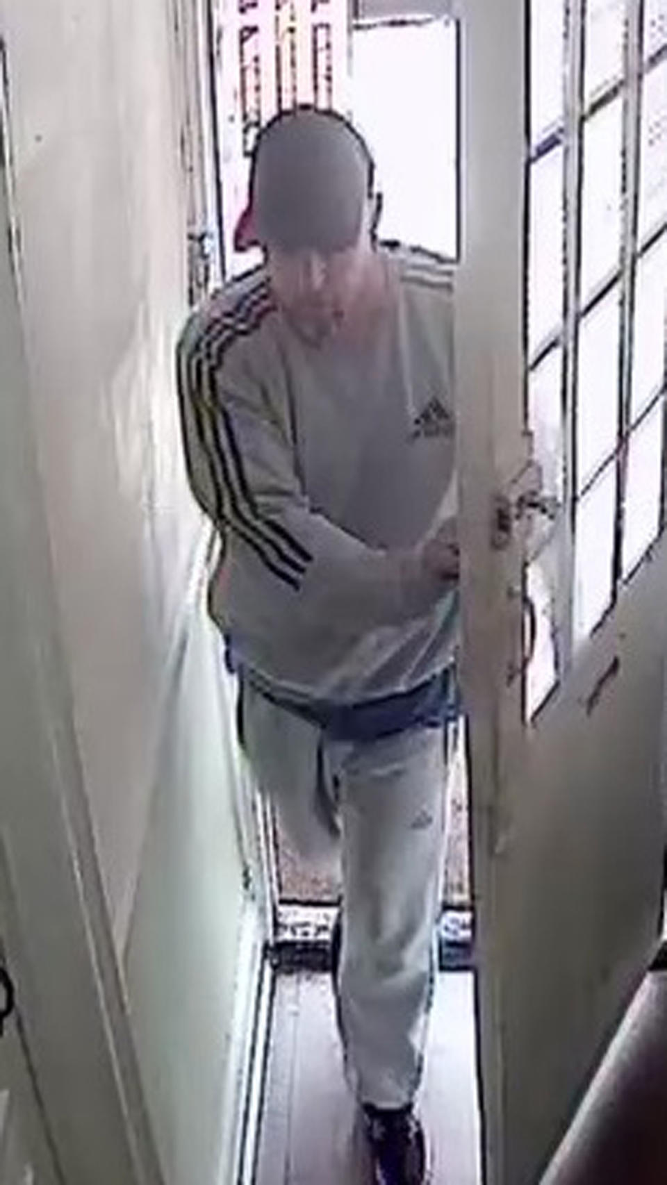 CCTV handout image issued by the Metropolitan Police of a suspect involved in the abduction and rape of two women in north London (Picture: PA)