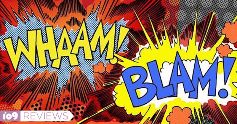 A crop of the poster for Whaam! Blam! Roy Lichtenstein and the Art of Appropriation