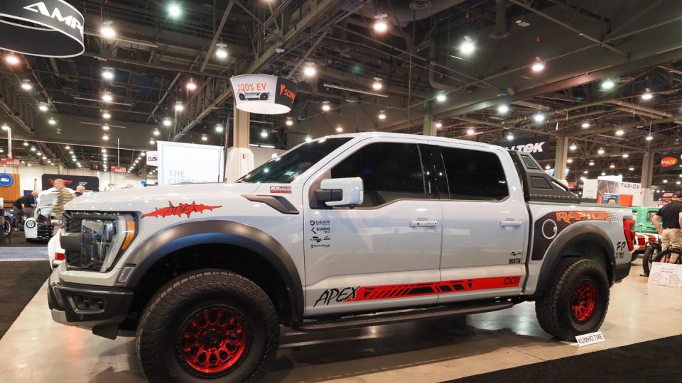 gas alternative vehicles at sema in las vegas convention center