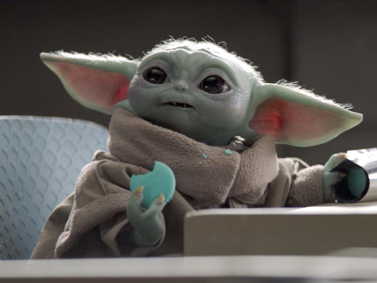 Baby Yoda the Child in School Mandalorian Disney Plus