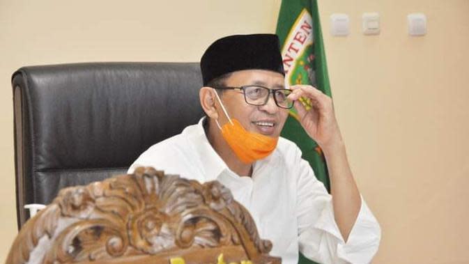 Gubernur Banten, Wahidin Halim. (Kamis, 18/02/2021). (Dokumentasi Pemprov Banten).