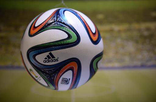 "Brazuca" la pelota de la Copa Mundial de fútbol Brasil 2014 (AFP | Franck Fife)