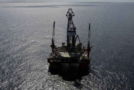 A general view of the Centenario deep-water oil platform in the Gulf of Mexico off the coast of Veracruz, Mexico January 17, 2014. REUTERS/Henry Romero