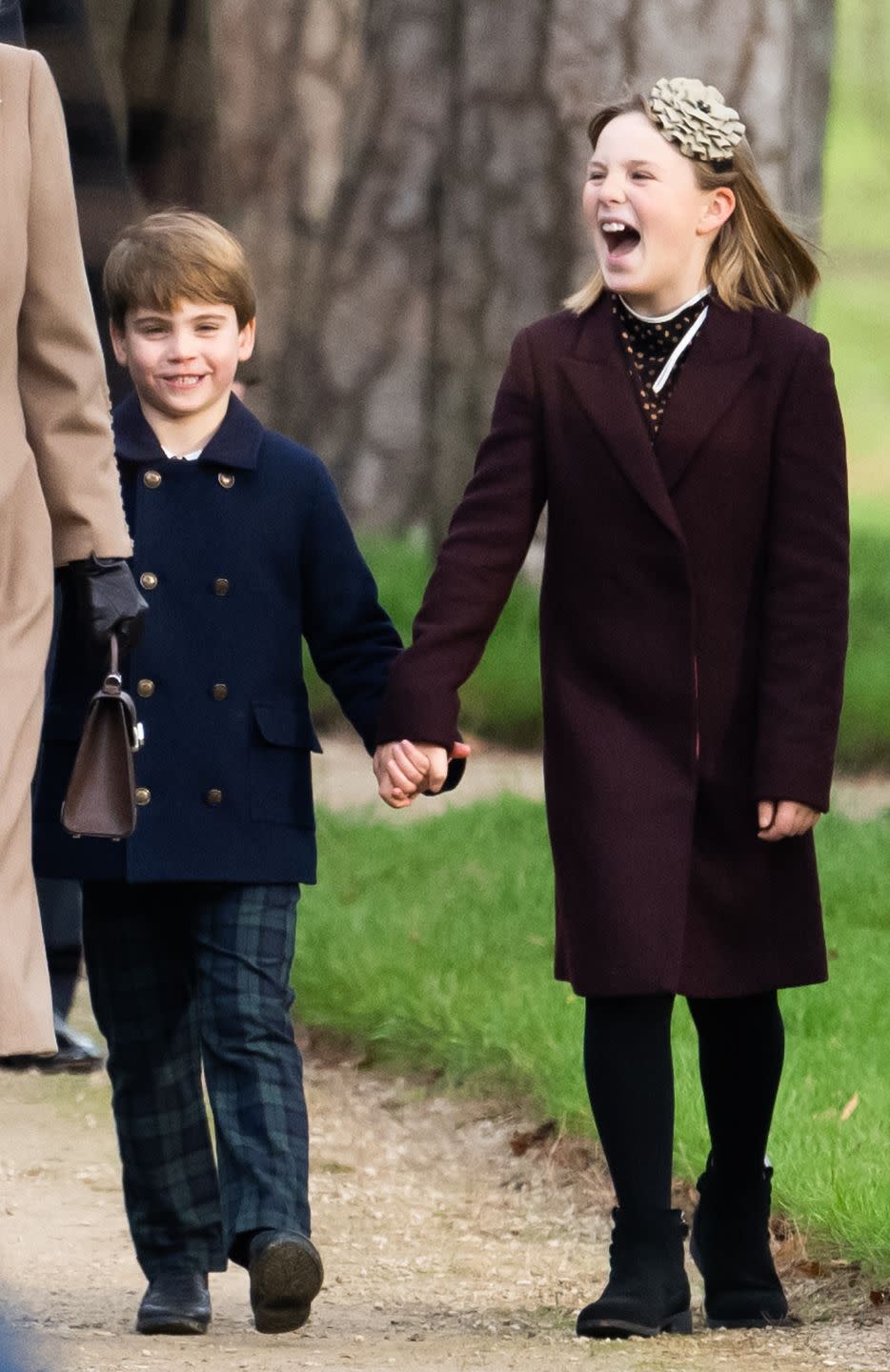 the british royal family attend the christmas morning service