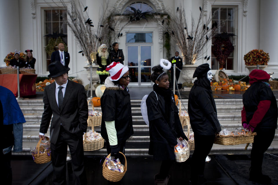 President Obama And The First Lady Host Halloween Party For Military Families