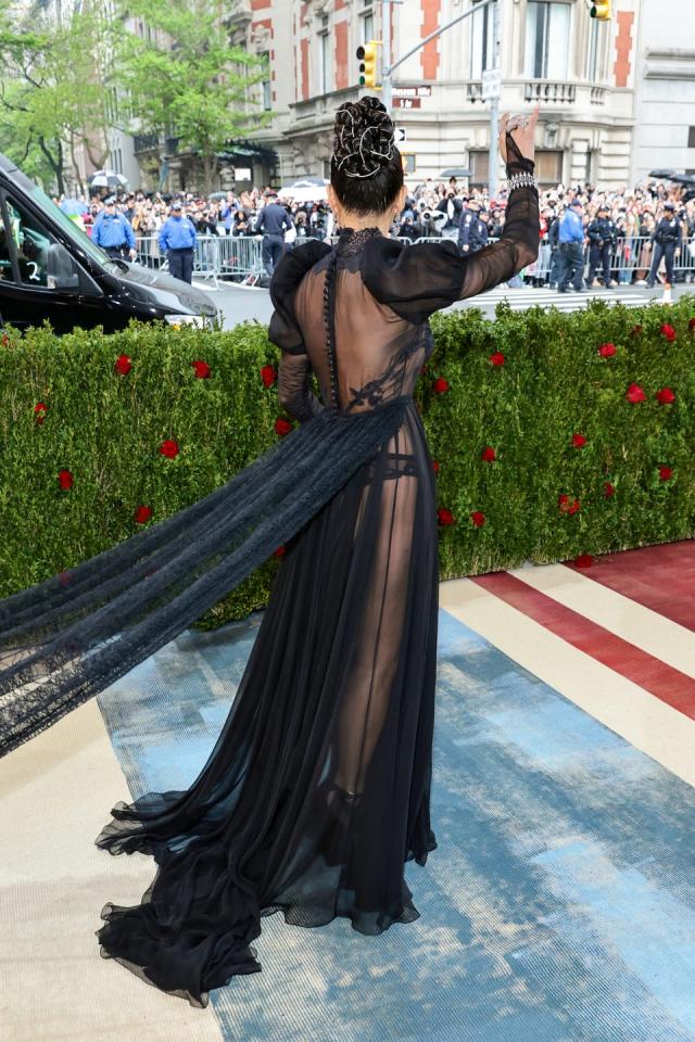 Vanessa Hudgens' Met Gala 2022 sheer dress nails the naked dressing trend