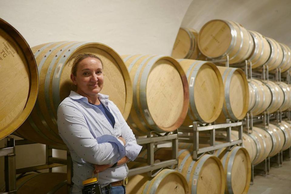 Hilary Graves, general manager at Paso Robles’ Booker Vineyard and past president of the San Luis Obispo County Farm Bureau, has implemented sustainable farming practices in the many vineyards she has run as a consultant. “Mother Nature can do everything better than we do,” she said.