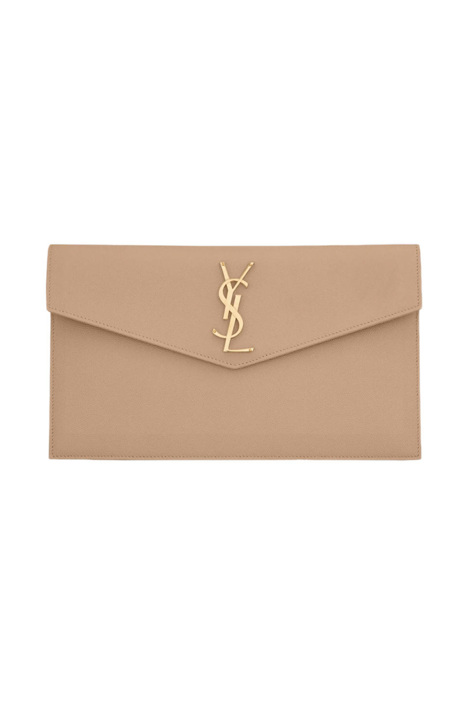 Uptown YSL Pouch in Grained Leather