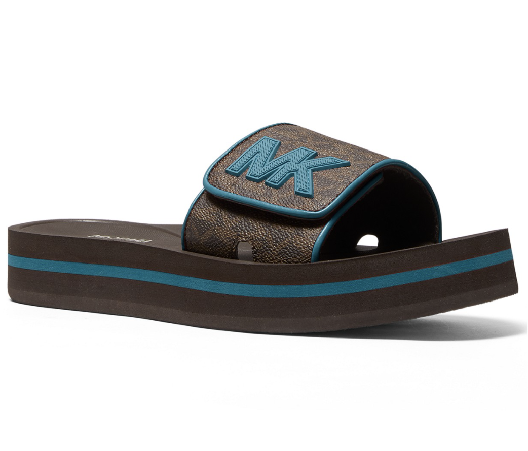 Michael Michael Kors Women's MK Platform Pool Slide Sandals