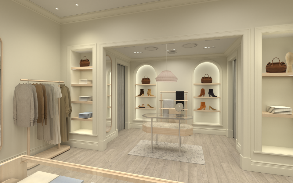 A rendering of Brochu Walker’s upcoming store in Atlanta.