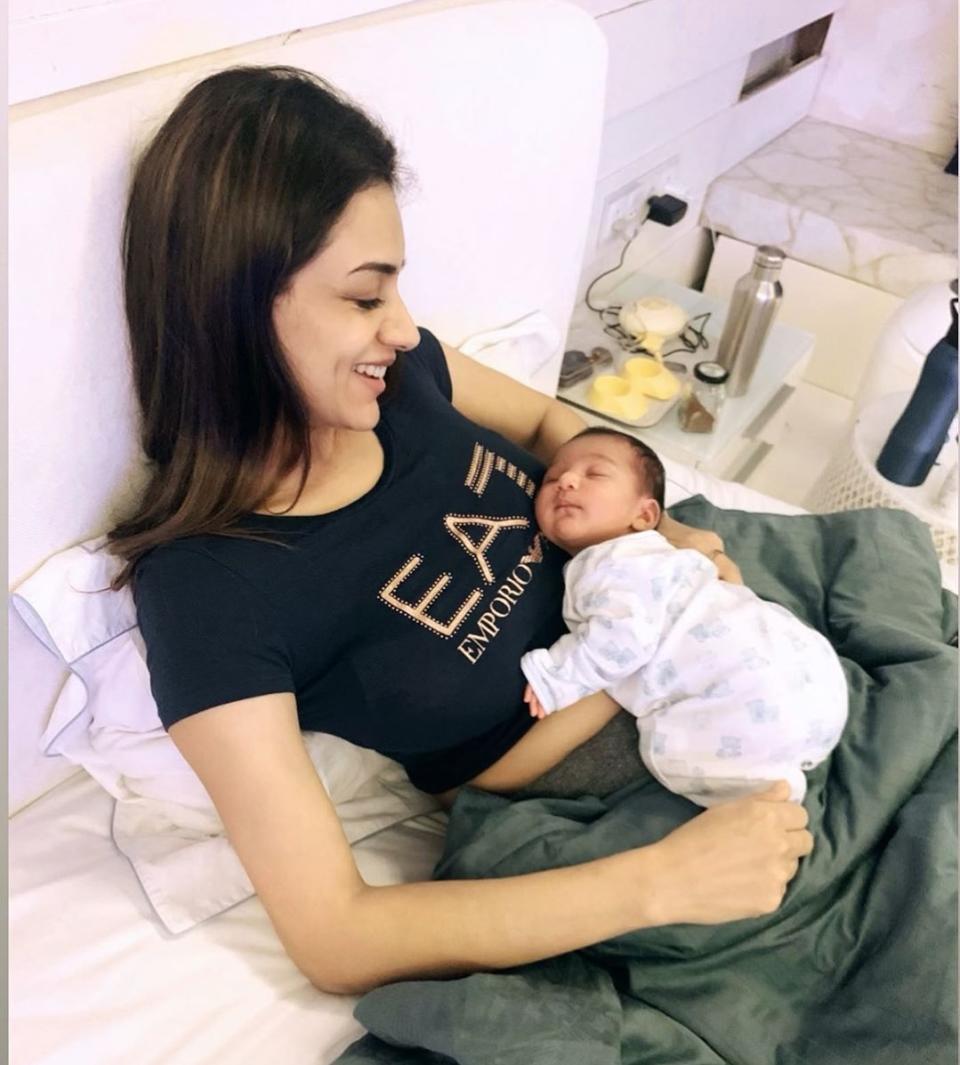 Former model and famour TV actress, seen in <em>Balika Vadhu, Kasam Tere Pyaar Ki, </em>and <em>Iss Pyaar Ko Kya Naam Doon 3 </em>is immersed in the joy of motherhood since the arrival of her daughter last month. The actress may be celebrating Mother's Day every year, but this is her first time as a mommy herself.