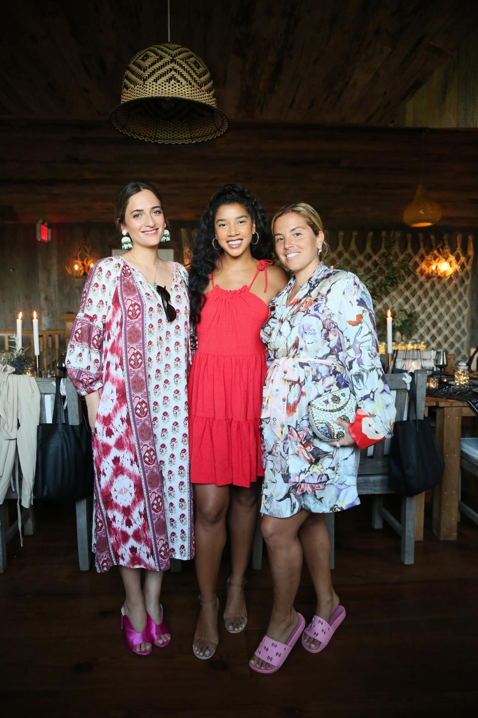 Annabelle Moehlmann, Hannah Bronfman, and Sasha Bikoff