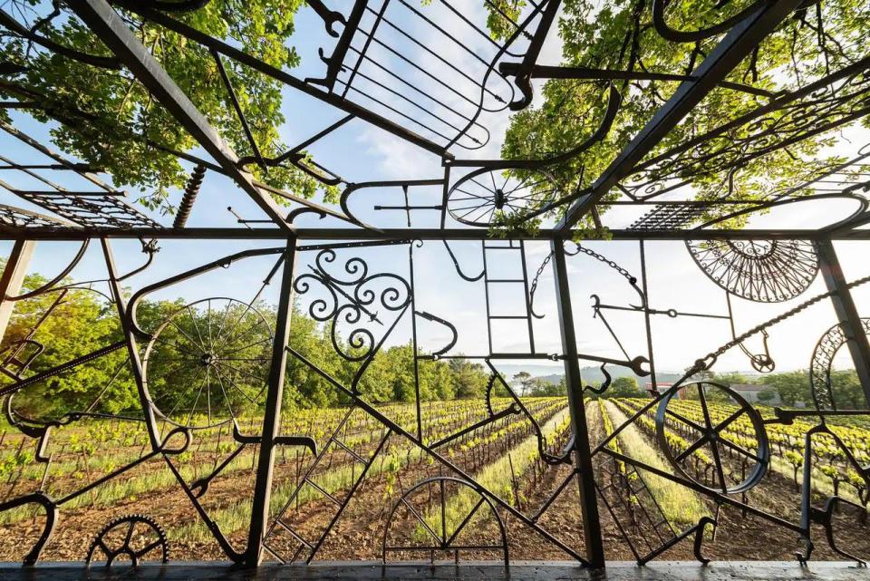 Inside Bob Dylan's Rail Car sculpture