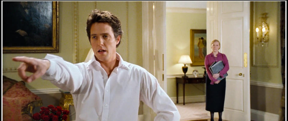 Prod DB © Universal / DR LOVE ACTUALLY de Richard Curtis 2003 USA avec Hugh Grant et Meg Wynn Owen danser