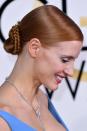 <p>Could Jessica Chastain's red carpet plait bun BE any glossier? Answer - no.</p>