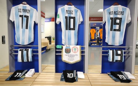 leo messi dressing room - Credit: FIFA